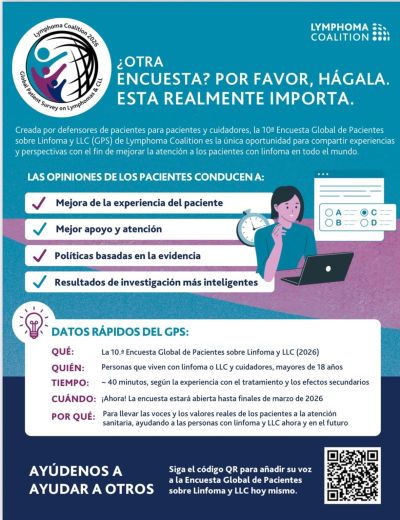 10&deg; Encuesta Global de Pacientes sobre Linfoma y LLC