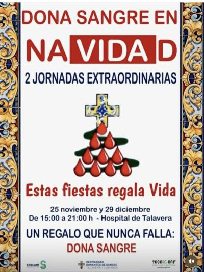 Donaci&oacute;n de Sangre(Jornadas extraordinarias)