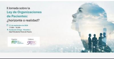 II Jornada sobre la Ley de Organizaciones de Pacientes. &iquest; Horizonte o Realidad?